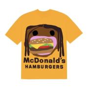 Travis Scott Burger Mouth Tee Guld