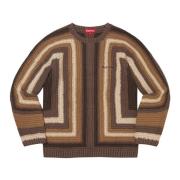 Håndhæklet Brun Sweater