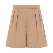 Elegant Brun Uld Shorts