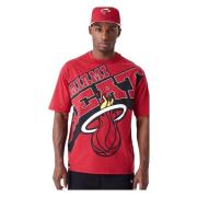 Rød Miami Heat NBA Tee