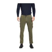 Velour Cargo Bukser Ekstra Slim Fit