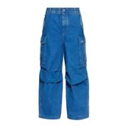 Jeans i cargo-stil