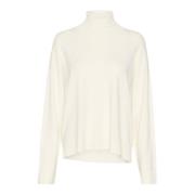 Snow White Strik Rollneck Pullover