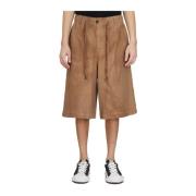 Viskose Linned Bermuda Shorts