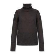 Mohair-blend turtleneck sweater