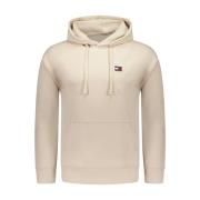 Beige Bomuld Hoodie 31 Kollektion