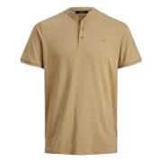 12208977-BEIGE Kortærmet Polo