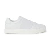 Hvide Læder Slip-On Sneakers