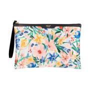 Skinnende Satin Nat Clutch