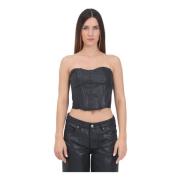 Denim Nero Casual Top