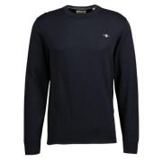 Tidløs Cotton C-Neck Sweatshirt