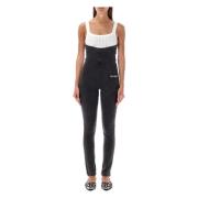 Sort Faded High Waist Leggings