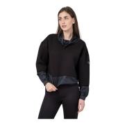 Sort Oversize Dame Sweatshirt