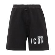 Sort Logo Bomuld Shorts SS22