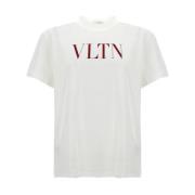 Hvid VLTN Print Crew Neck T-shirt