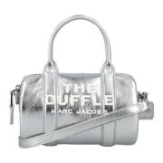 Metallic Silver Mini Duffle Taske