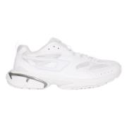 Mesh Sneaker i Hvid Mono