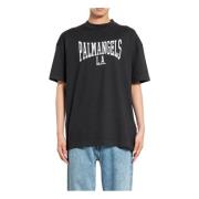 Klassisk College Tee Sort Off White