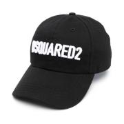 Broderet Baseball Cap Sort Hat