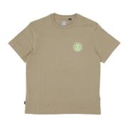 Khaki Herre T-shirt Kortærmet