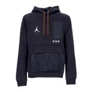 Statement Fleece Hoodie Sort