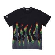 Sort Sound Wave Tee Herre T-shirt