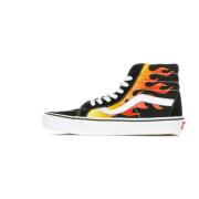 Flame Print High Top Sneaker