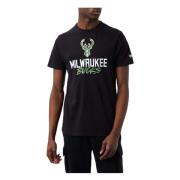 Milwaukee Bucks NBA Script T-shirt