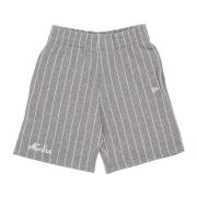 Stribede Shorts Heather Grey/Hvid