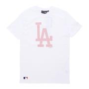 Dodgers Baseball Tee Hvid/Rose