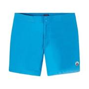 Deauville Badeshorts - Blå Patchet Stil