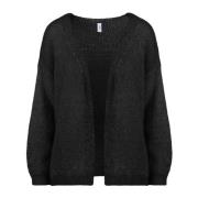 Hyggelig Mohair Blandet Vinter Cardigan