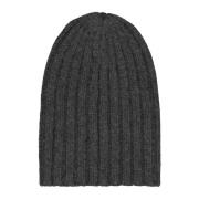 Alpaca Ribstrikket Beanie Hat