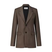 Uld Oversized Blazer Stilfuld Elegant Moderne