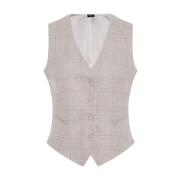 Kashmirblandet vest