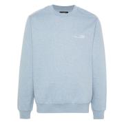 Blå Sweater Overdye Standard Vare