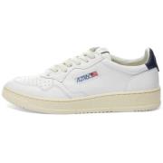 Vintage Low Leather Sneaker White & Navy