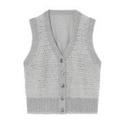 Strikket Vest 54406 DEMI