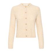 Feminin Cardigan Strik Haze Melange