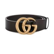 Double G Buckle Wide Belt