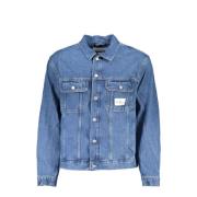 Denim Jakke Blå Regular Fit Logo