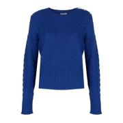 Elegant Rund Hals Sweater