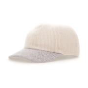 Farveblok Baseball Hat Cashmere Uld