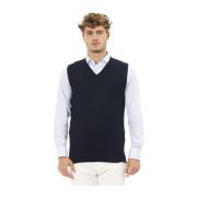 V-hals Ribstrikket Vest