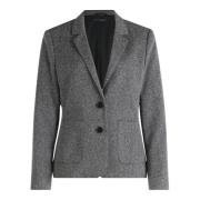 Elegant Langærmet Blazer Jakke