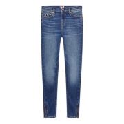 Faded Skinny Fit Denim Jeans