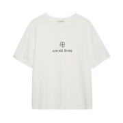 Retro Monogram Tee - Ivory