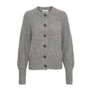 Kort Cardigan Opal Gray Melange