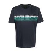 Herre Stilfuld Bomuld T-shirt