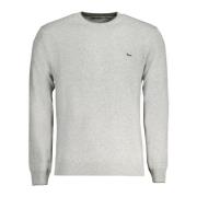 Langærmet Pullover Jersey med Broderi